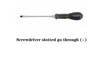 STANDARD Screw Driver With Philip Flat Magnetic Head High Quality Hardware Tools (SD0358-59)