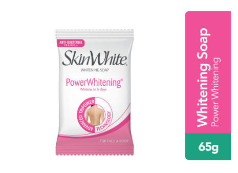 SkinWhite Whitening Face and Body Bar Soap Power Whitening 65G
