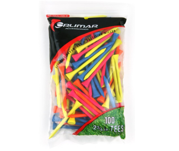 Orlimar 2 3/4-Inch Golf Tees - 100-Pack (Fluorescent)