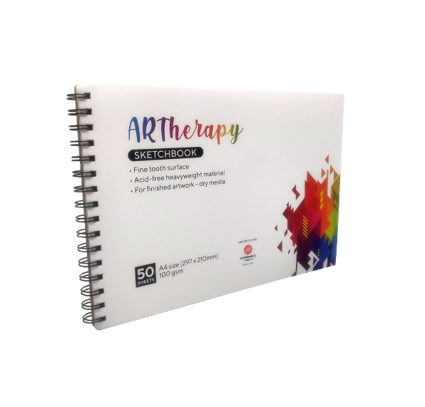 Artherapy Spiral Sketch Book 100GSM 50 Sheets