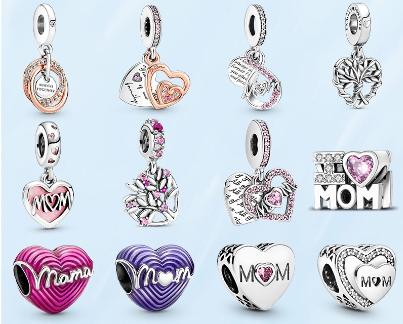 Family Charm Bead Fit Silver 925 Original Fashion Bracelet