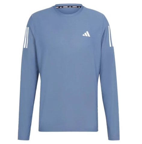 Adidas Running Own The Run Long Sleeve Tee Men Blue IN1488