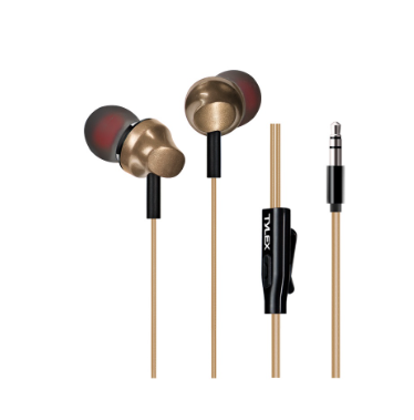 Tylex XK33 Hi-Res Audio Stereo Music In-Ear Earphones with Built-In Microphone AUX 1.2m Cord Length