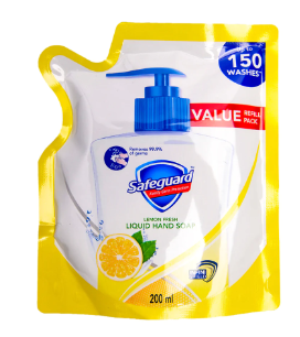 Safeguard Lemon Fresh Liquid Hand Soap Refill 200mL