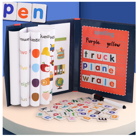 Magnetic Word Puzzle Children's Early Education Enlightenment English Letters Puzzle Learning Toys