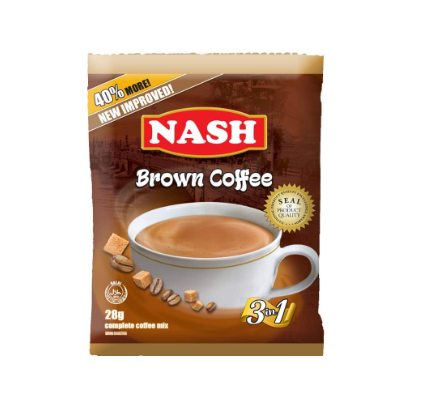 Nash 3 in 1 Brown Coffee 10's