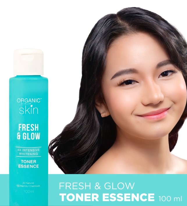 Organic Skin Japan Fresh & Glow 4x Intensive Whitening Toner Essence 100ml