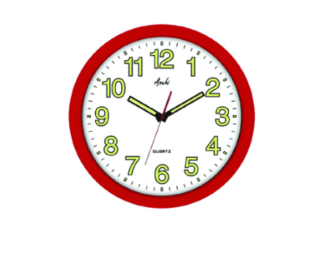 Asahi HC 2011 Glow in the Dark Round Wall Clock 11 inches