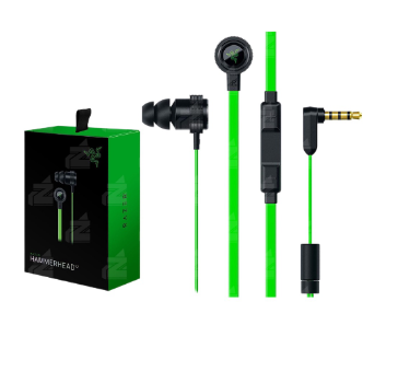 Razer Hammer Head Pro V2 Earphone For Phone 3.5mm Wired In Ear Bass Earbuds Gaming Headset