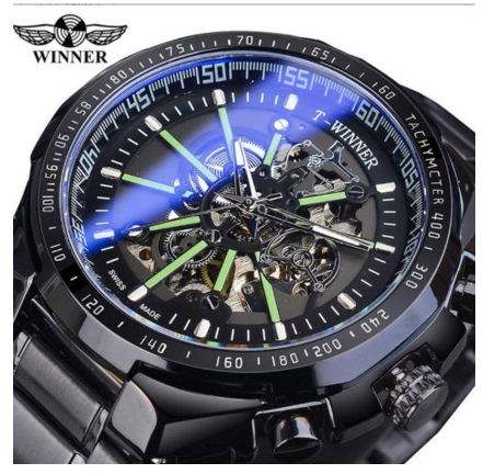 WINNER Men's Watch Business Classic Style Men Fashion Casual Automatic Mechanical Watch Top Brand Skeleton Watch 1
