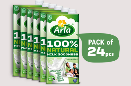 Arla Full Cream Milk 1L 24-Pack