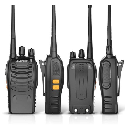 Baofeng 888S Set of 4 5W Two-Way Radio Walkie Talkie