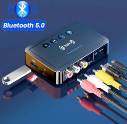 NFC USB 5.0 Transmitter Receiver 3 in 1 Adapter Dongle Wireless Music Audio for Home TV PC with LED Digital Display