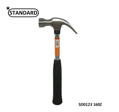 Standard Claw Hammer Fiberglass Handle Steel High Quality Hardware Tools (SD0123-0122）