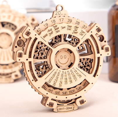 Robotime DIY 3D Wooden Puzzle Mechanical Gear Drive Assembly Model Building Kit Toys Gift