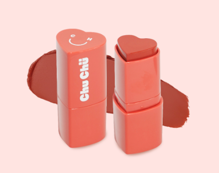 Chu Chu Beauty Multiuse Heart Stick In Coral Beat