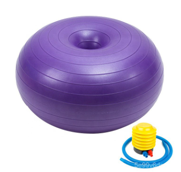 Donut Yaga Ball Donut Exercise Workout Core Training Stability Anti-burst Ball for Yoga Pilates Bala