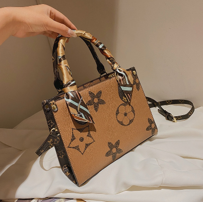 B0107 fashion high-quality printed shoulder bag lv style handbag