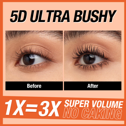 O.TWO.O Volume Mascara Waterproof Non-Smudging Curly Lashes Long Lasting Mascara Eye Makeup