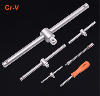 Harden 1/4", 3/8", 1/2" T Handle Sliding Bar 100mm,150mm,200mm,450mm (Professional)