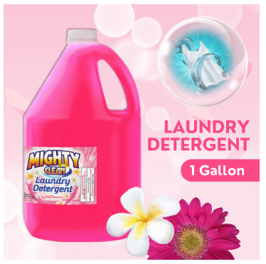 Mighty Clean Liquid Laundry Detergent Wildflowers - LLD MAGENTA - 1 GALLON