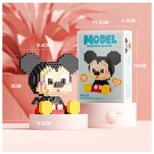 Building Block Toys Educational Toy Gift for Girls Desktop Decoration Cute LinaBeII L5