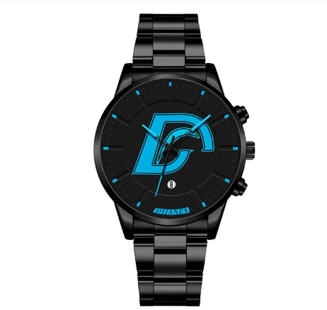 Luxury Gold Mens Minimalist Stainless Steel Analog Watches Men Business Casual Calendar Quartz Wrist Watch Relo Ng Kalalakihan BLACK BLUE