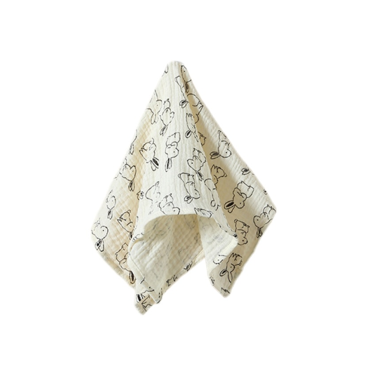 BB Toddler Security Blanket Cuddle Bib Cotton Soothe Towel Teething Bibs Sleeping-Doll Baby Cartoon Kerchief Appease Tow B12