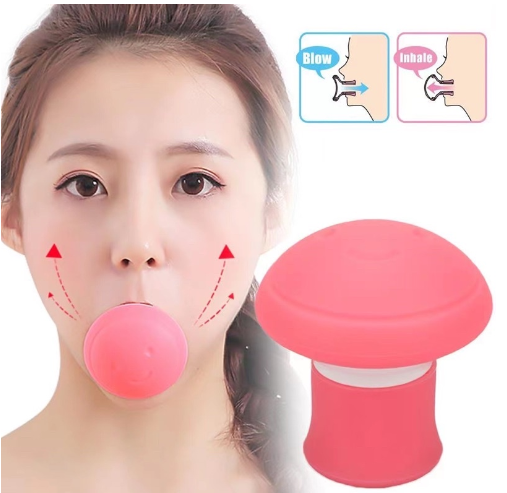 3D Face Lift Reduce Wrinkles/Lift and Tighten Skin Smiling Mushroom Head Design Skin Face Firming