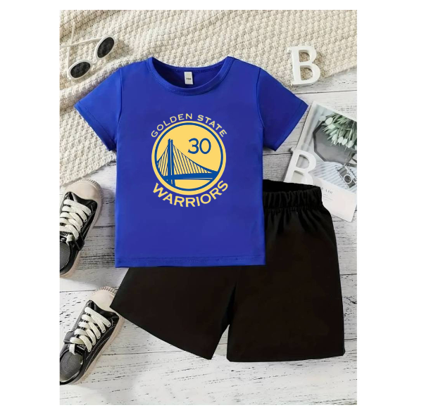 Boy Clothes Corp Terno for Kids Boys Fashion Sando Shorts Set Summer Tshirt  S8