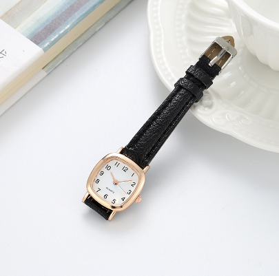 Fashion Small Head Ladies Watch Arabic Numeral Dial Casual Belt Quartz Watch