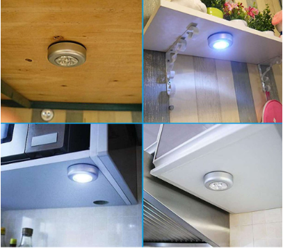 Touch Stick Tap Night LED Light For Cabinet Closet Wall lamp