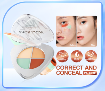 SACE LADY Full Coverage Concealer Palette Matte Finish Waterproof Long Lasting Face Makeup