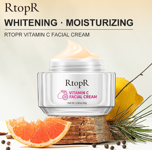 RtopR Vitamin C Face Cream Remove Freckle Anti Aging Remove Dark Spots Skin Nourish Blemish Brighten Cream Refreshing Not Greasy