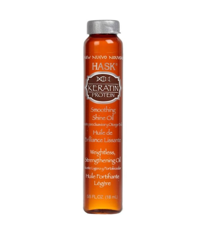 Hask Keratin Protein Smoothing Shine Oil Vial 5 8 fl.oz. 18 ml