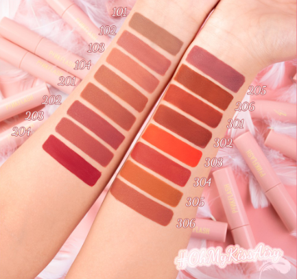 PINKFLASH Matte Liquid Lipstick Waterproof Lip & Cheek Tint Double Use Cruelty-Free Lip Tint Makeup