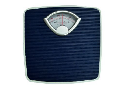 Cascade Bathroom Scale Blue