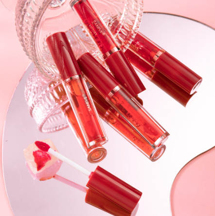 SANIYE 3 Color Fruit Waterproof Lip Tint Matte Long-lasting Cherry Lipstick L1113/L1271/L1213