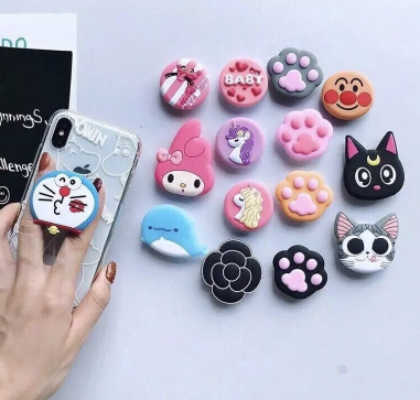 3D Cartoon Character Pop Socket for Phone Holder Stand Airbag Lazy Stretchable Mobile Phone Bracket