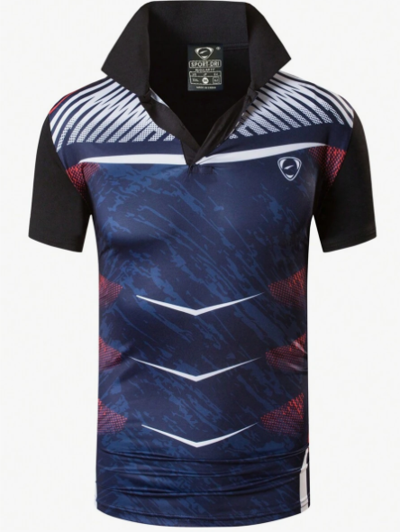1pc Men's Quick Dry Polo Shirt For Sports Like Tennis, Golf, Bowling, Etc.