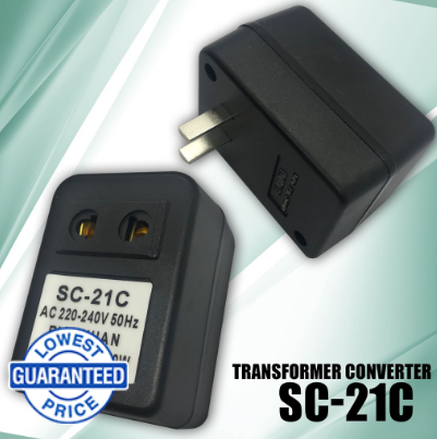 220V TO 110V CONVERTER TRAVEL ADAPTOR 50 WATTS