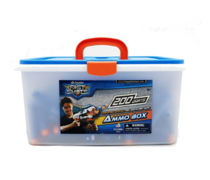 Happy Line Fast Shots Bucket 200 Foam Darts Blaster Toy
