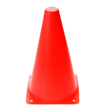 5Pcs Plastic Agility Cones 18cm Soccer Cones Traffic Cone Sport Training Agility Marker Cone