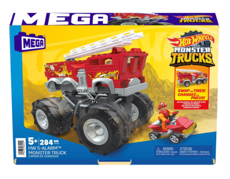 Hot Wheels Megabloks 5 Alarm Fire Truck Playset