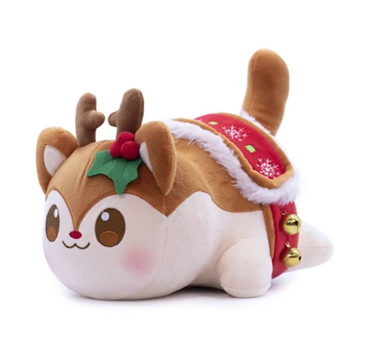 Aphmau Cat Stuffed Toys Animal Hamburg Angel rainbow French Fries Donuts Cats Plushie Plush Doll For Girls Pillow Home Decor  D32