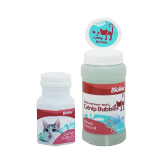 Bioline Catnip Bubble Toy for Cats 17.7ml / 120ml
