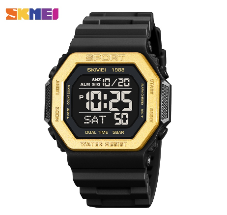 SKMEI Top Brand Military Men's Watches Original Waterproof Casual Fashion Alarm Men Watch Sport Chrono Luminous Date 1988 03