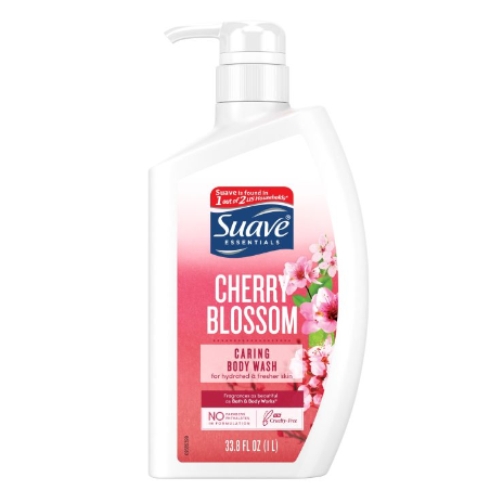 Suave Wild Cherry Blossom Bodywash 1L