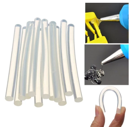 10pcs Hot Melt Glue Stick (7 mm x 120 mm)for DIY Art Clear Glue Gun Glue Stlck