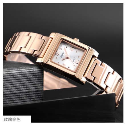 Skmei Women's Quartz Stainless Steel Bracelet Watch 1388 ROSEGOLD